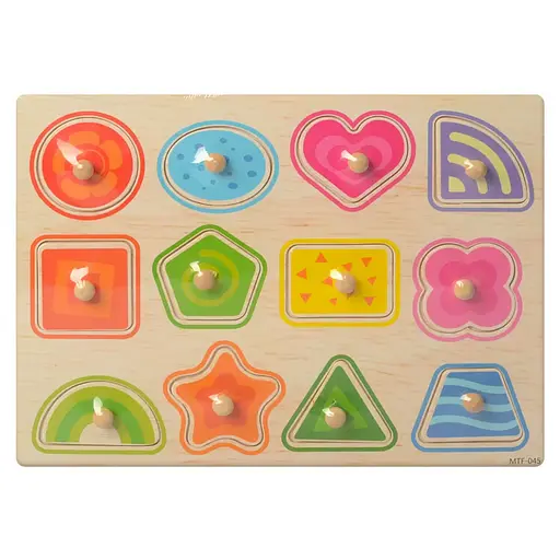 Дерев’яні пазли Рамка-вкладиш, MD1187 (В асортименті) - фото 6