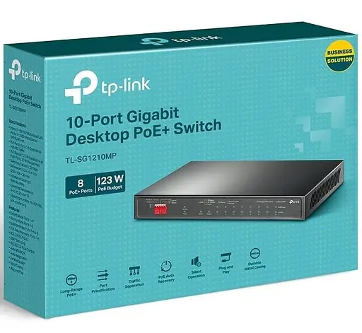 Коммутатор TP-Link TL-SG1210MP (TL-SG1210MP) - фото 4