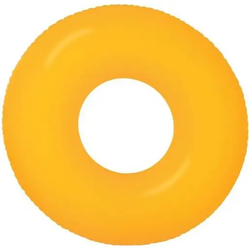 Надувний круг для купання 59262 неоновий Жовтий