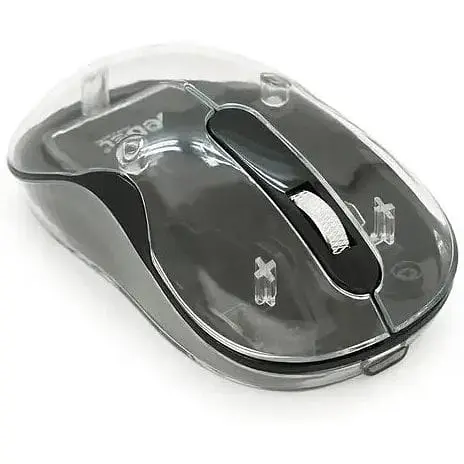 Бездротова миша Jedel WD141 прозоро-синій - фото 1