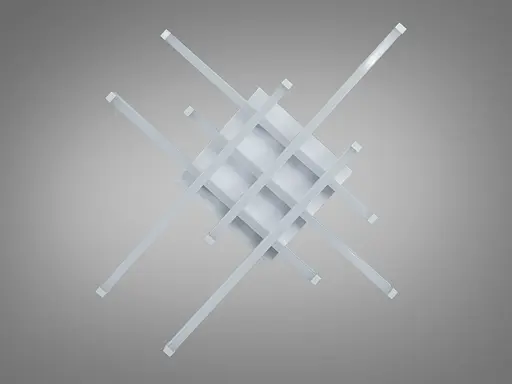 Стельова LED люстра Romin біла 70 Вт 6 модулів 12 м² - фото 3