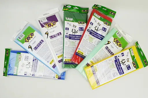 Обкладинка для підручників, 5-7 клас, 8 шт.