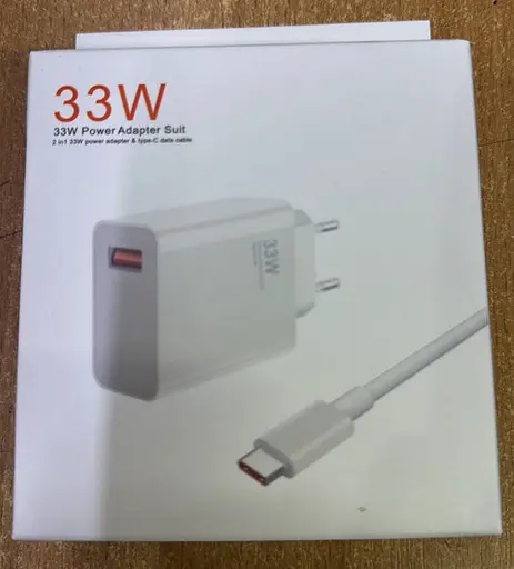 Зарядний пристрій 33W + кабель USB Type C 6,5A Qualcomm QC3.0, QC4.0 АВS пластик Білий - фото 6