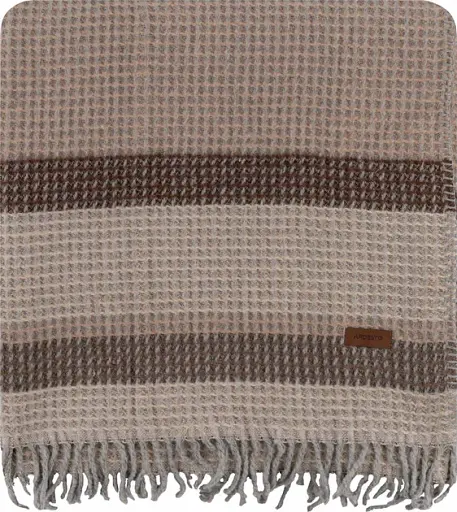 Плед Ardesto Leonardo 200х220 см піке коричневий (ART0423LT) - фото 3