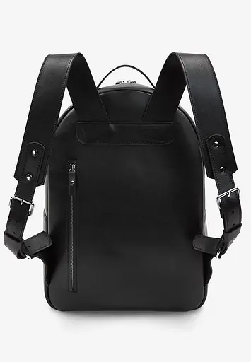 Шкіряний рюкзак Groove L чорний - фото 4