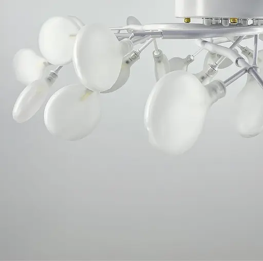 Потолочная люстра с плафонами-лепестками на 28 ламп в белом корпусе Ст. H 686/28 NEW WT FR | Line F - фото 3