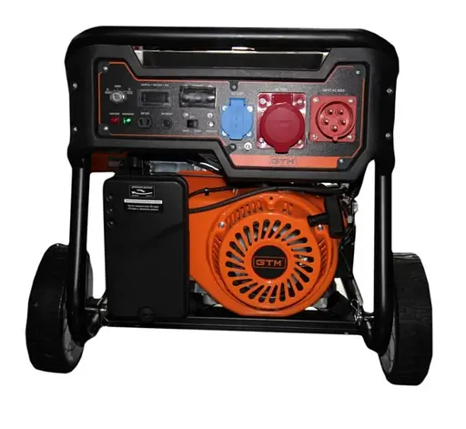 Генератор бензиновий GTM 7,0/7,5 кВт, одно/трифазний, ручний/електро/авто запуск, із вбудованим АВР (DK7500-L-3) - фото 2