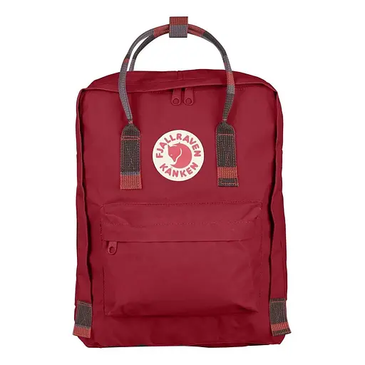 Рюкзак Fjallraven Kanken Deep Red/Random Blocked (1004-23510.325-915)