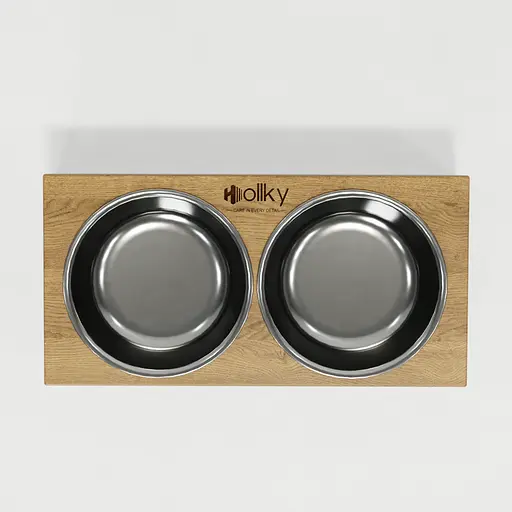 Hollky Base XS — миски на підставці для маленьких собак та котів (2 × 0,25 л) - фото 6