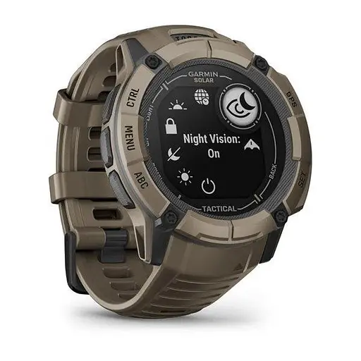 Смарт-годинник Garmin Instinct 2X Solar-Tactical Edition Coyote Tan (010-02805-12/02) - фото 3