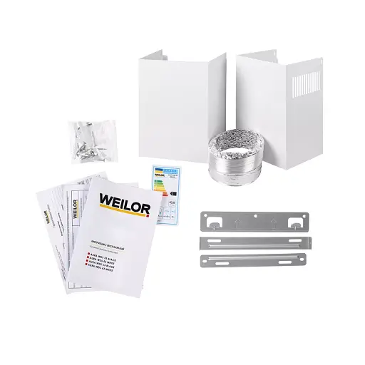 Вытяжка декоративная наклонная Weilor Aura Wds 53 White - фото 12