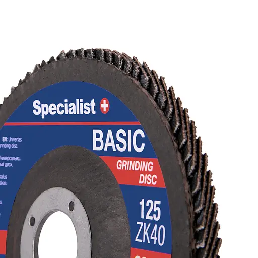 Диск шлифовальный лепестковый Specialist+ Basic 125 ZK40 (250-51204) - фото 3