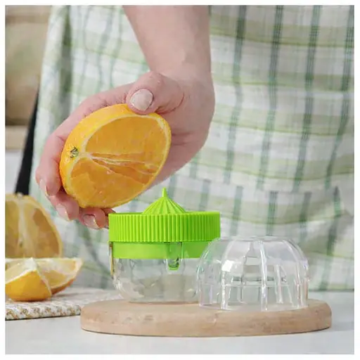 Пресс соковыжималка ручная для лимона и цитрусовых Салатовый 88277 - фото 2