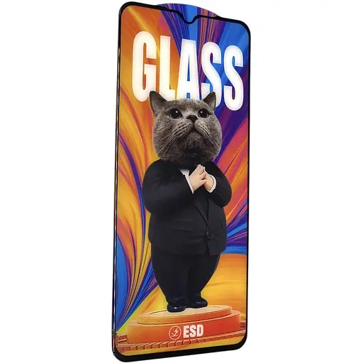 Защитное стекло DK Full Glue Cat ESD Anti-Dust для Oppo Reno3 016189 black