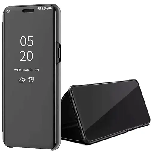 Чохол-книжка Clear View Standing Cover для Xiaomi Mi 10T Lite / Redmi Note 9 Pro 5G Чорний - фото 2