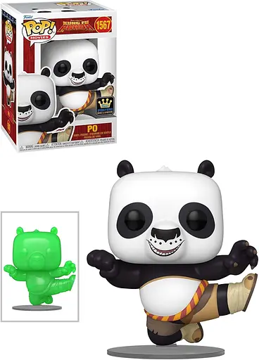 Коллекционная  фигурка   Funko Pop Кунг-фу панда По Kung Fu Panda Po Chase 10 см FP KP P C 1567 - фото 3