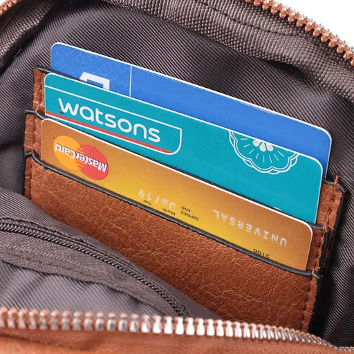 Женская сумка Vintage через плечо из экокожи с акцентом на текстильную лямку 15х25х5 см sum0026972 - фото 7