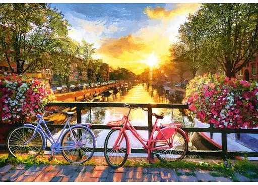 Пазл Castorland Живописный Амстердам с велосипедами 1000 эл. (C-104536) - фото 2
