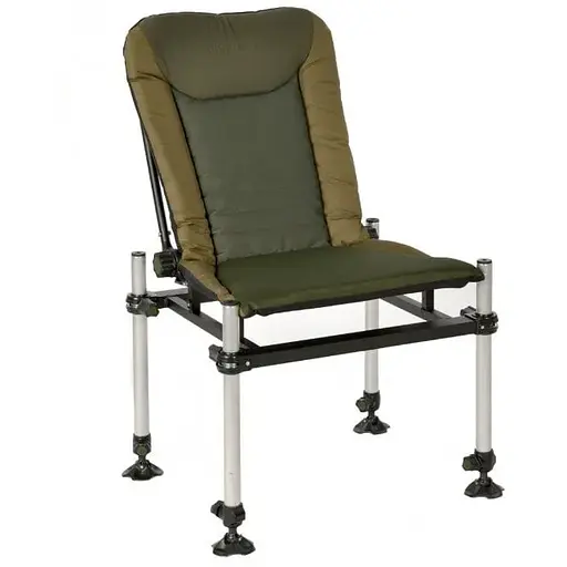 Крісло фідерне складане NEW 2023 M-Elektrostatyk Quantum CUZO до 140 кг + сумка чохол у комплекті Coyote Green - фото 1