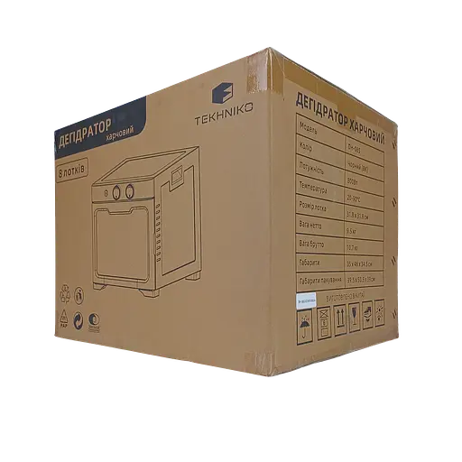 Дегідратор професійний Tekhniko DH-08S-BK (8 лотків) - фото 5