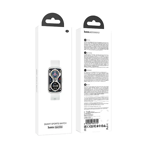 Смарт-годинник Hoco Smart Watch Y25 Smart sports watch Silver - фото 4