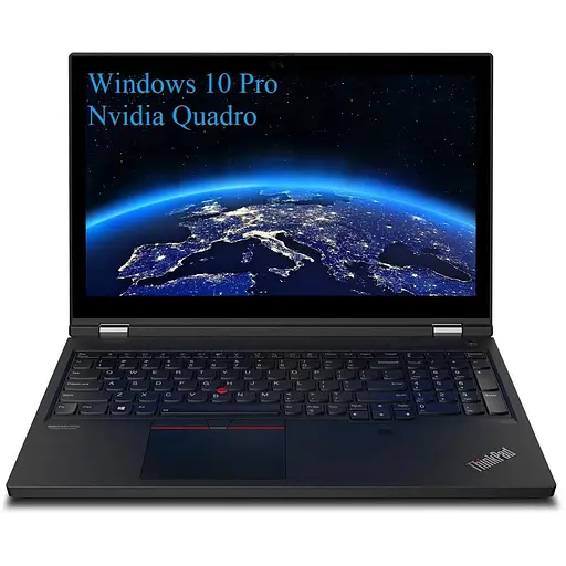 Ноутбук Lenovo ThinkPad P15 Gen 1, IPS, I7-10750H, 40GB DDR4, 512 GB m2 PCIe, RTX 1000 4GB, Windows 10