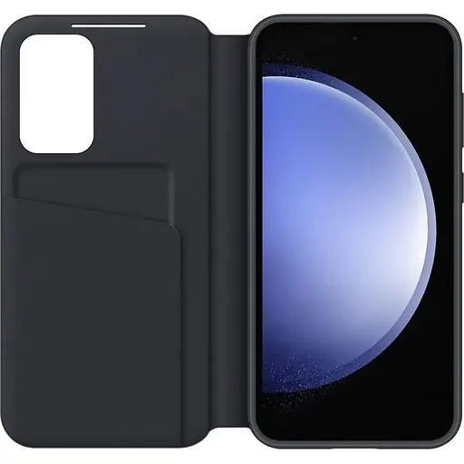 Оригинальный чехол-книжка Samsung для Galaxy S23 FE Clear View Smart Wallet Case Black (EF-ZS711CBEGRU) - фото 4