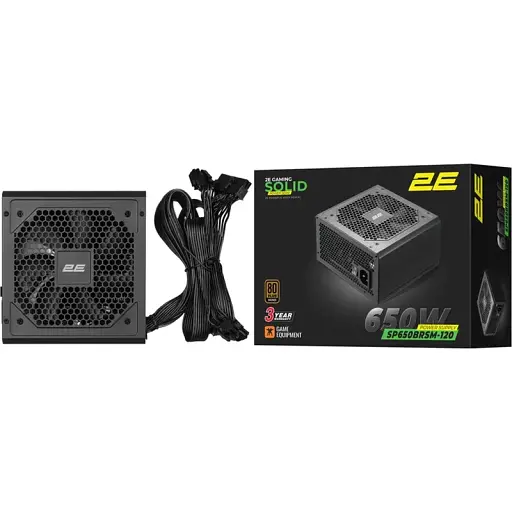 Блок живлення 2E GAMING Solid Power (650W) 2E-SP650BRSM-120 - фото 11