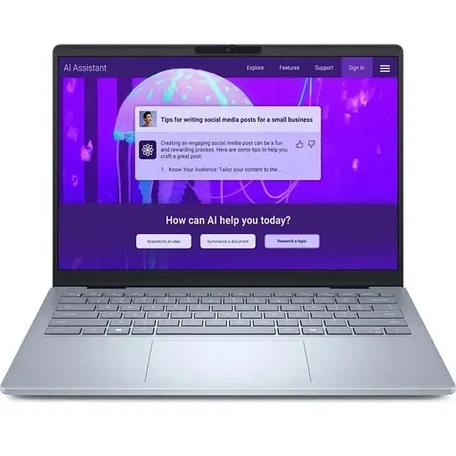 Ноутбук Dell 14 Plus DB14250,2560 x 1600,258V 8 C/8 T,2.2 GHz - 4.8 GHz,32 GB LPDDR5X,1 TB,Arc