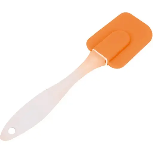 Лопатка кухонная силиконовая 18.5 см Оранжевый 87058 - фото 1