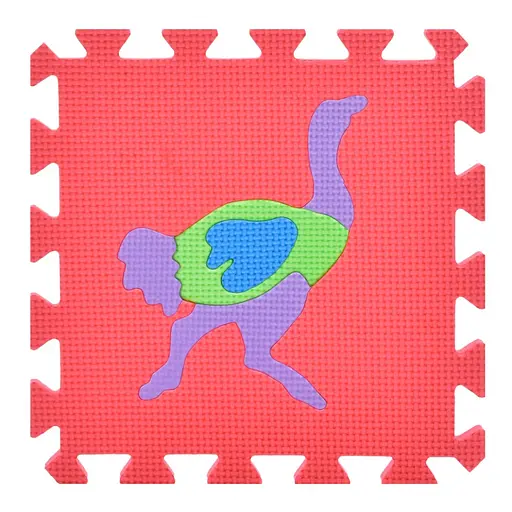 Детский коврик Мозаика "Животные" Bambi M 0376-1, 10 деталей, EVA, 30х30 см - фото 5