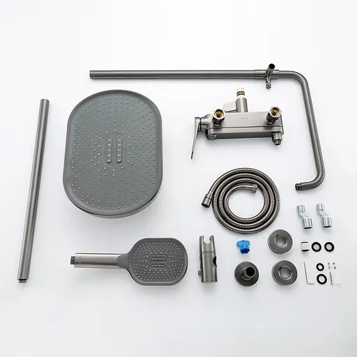 Душова система Gappo Gungrey G2410-9, Графітовий хром - фото 3