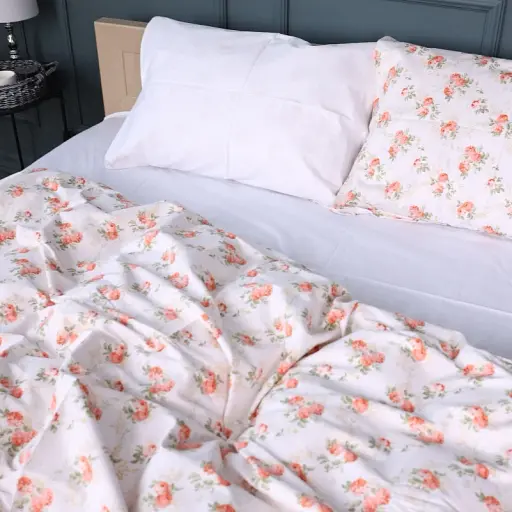 Простирадло MirSon Сатин 22-1399 Flower Fantasy 200x220 см (2200010566307) - фото 3