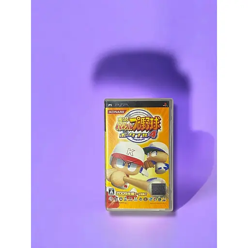 Лицензионный диск на PSP лицензия Jikkyou Powerful Pro Yakyuu Portable 4