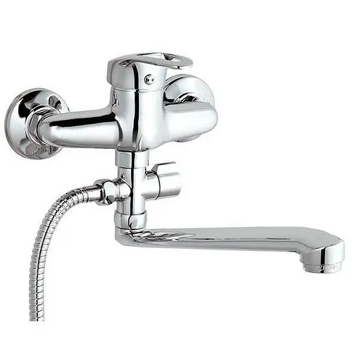 Смеситель для ванны Zegor NHK6-C048 однорычажный с душевым набором Хром 30412 - фото 2