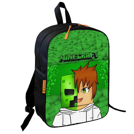 Набір дитячий Майнкрафт Кріпер "Minecraft" рюкзак 36х27см сумка-бананка, кружка з принтом для хлопчика (01663) - фото 2