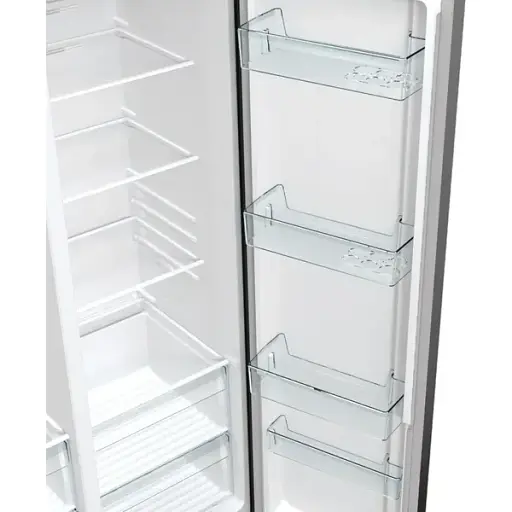 Холодильник Gorenje SBS 179х67х92 см 2 двери 356(191) л А++ NF+ внешний дисплей черный - фото 9