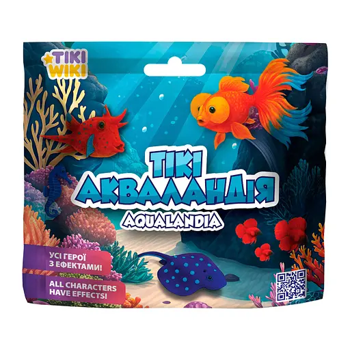 Стретч-игрушка в виде животного Tiki Wiki - Тики Акваландия (SQ001) - фото 1