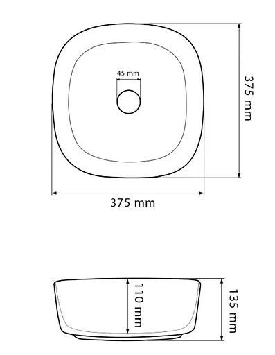 Умивальник VBI Arezzo abstract matt накладний VBI-013203, Кольоровий - фото 2