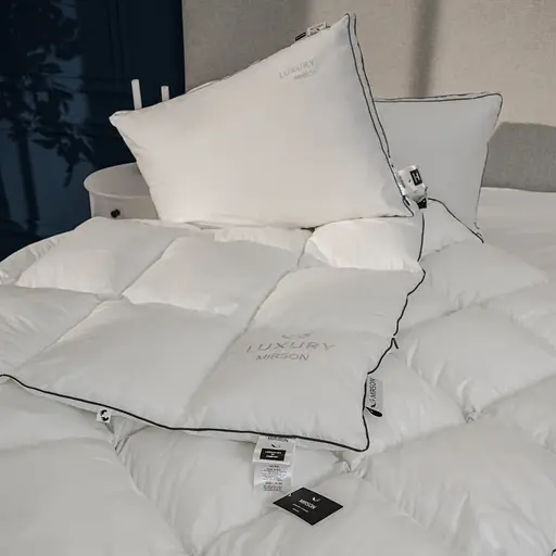 Ковдра пухова MirSon Luxury Exclusive 078, двоспальна, 205x172, біла (2200000013699) - фото 8
