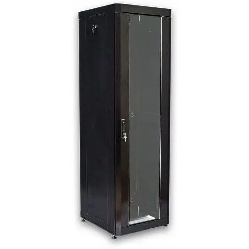 Шкаф коммуникационный 19 дюймов 42U 610х675 мм усиленный черный