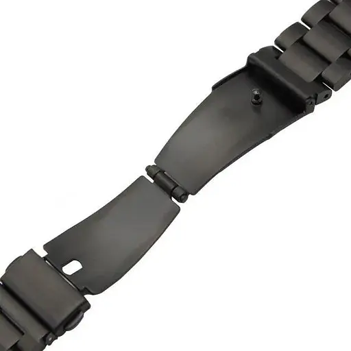 Ремешок DK CDK для Garmin Forerunner 255 / 255 Music 22mm Metal Fitlink Steel Watch Band (012874) (black) - фото 7