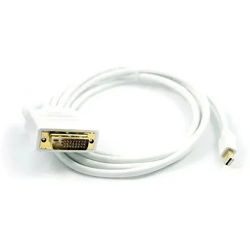 Кабель Mini DisplayPort M-DVI 25 M 1.8м белый