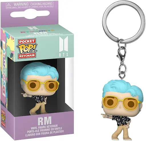 Фігурка - брелок Funko Pop Фанко Поп BTS RM (Dynamite) БТС Кім 4см BTS Key RM106