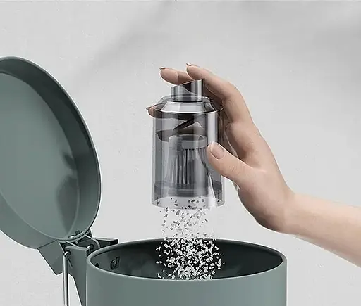 Пилосос ручний AND XL-1463 бездротовий автомобільний зі змінними насадками Срібний - фото 3