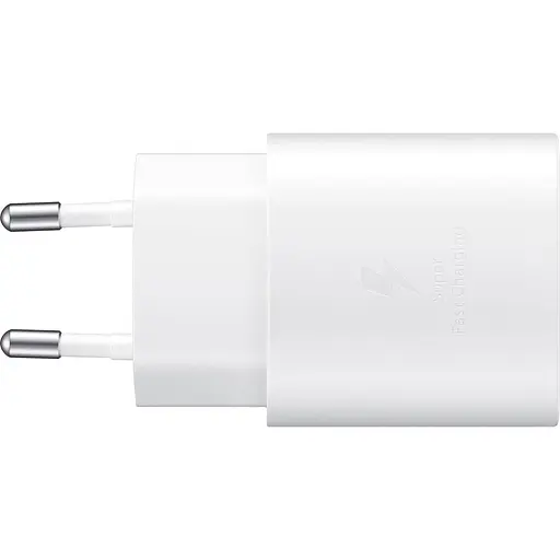 Зарядний пристрій Samsung 25Вт USB-С, кабель USB-C USB-C, 1м, білий (EP-T2510XWEGEU) - фото 2