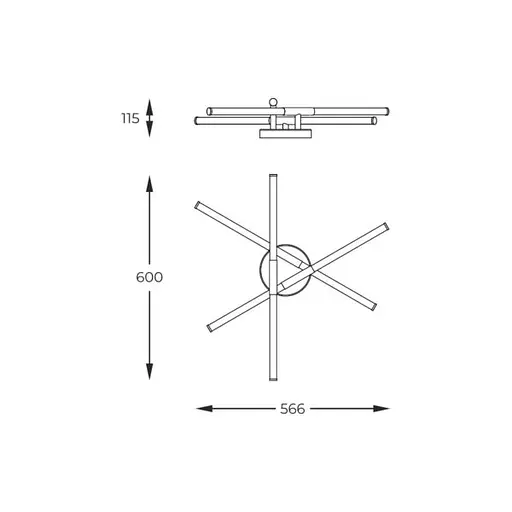 Потолочный светильник LAUTARO 1006 Zuma Line - фото 2