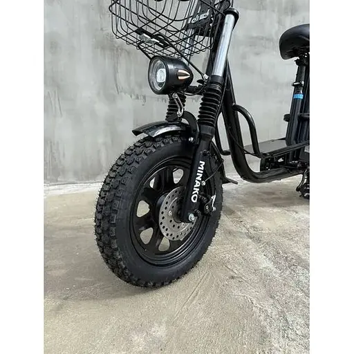 Электровелосипед Minako Monster Pro 18" 1000W 60V 26Ah гидравлические тормоза + грузовой багажник в комплекте - фото 7