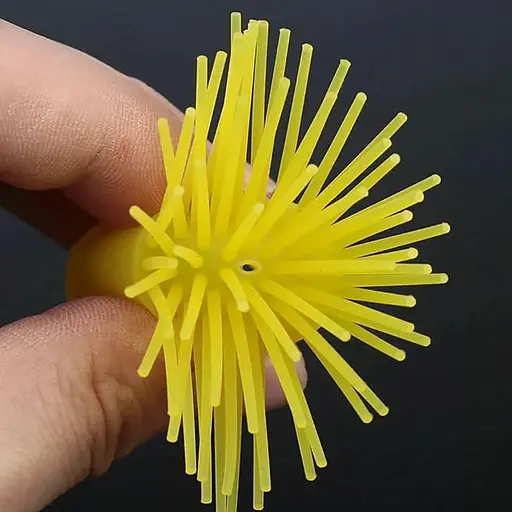 Пензлик кондитерський силіконовий з ємністю для олії маслянка з дозатором 17 см, A-plus Помаранчевий 86824 - фото 5