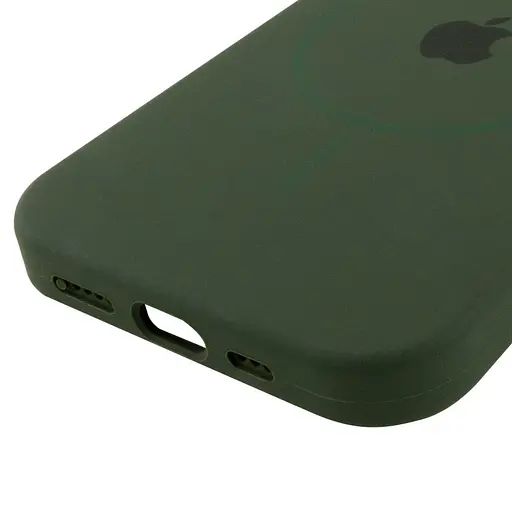 Чохол Epik Silicone Case Full Protective AA with MagSafe для Apple iPhone 15, 6.1 Зелений/Cyprus Green - фото 5